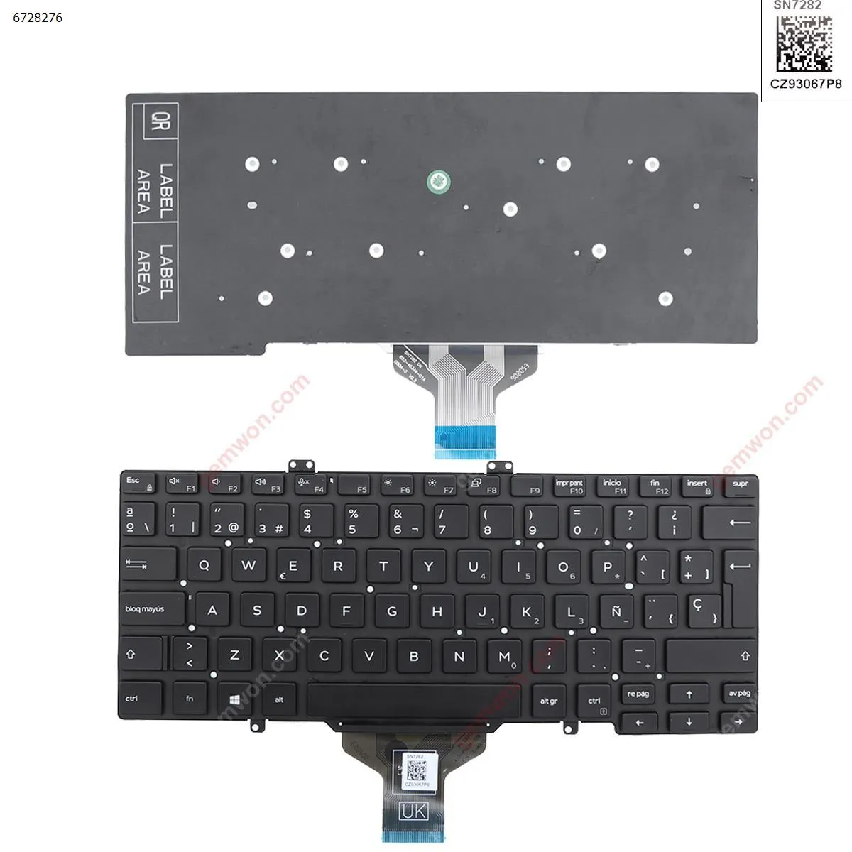 Picture of DELL Latitude 7400   BLACK   (  Without FRAME  ,Big Enter  )