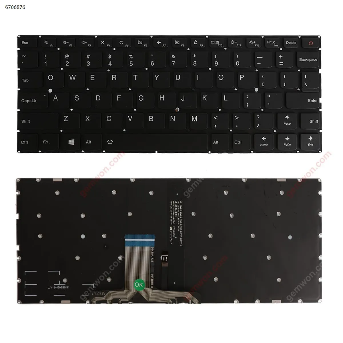 Picture of Lenovo 710-13IKB 510-13IKB 710-13ISK BLACK (Without FRAME ， ,Backlit,WIN8)