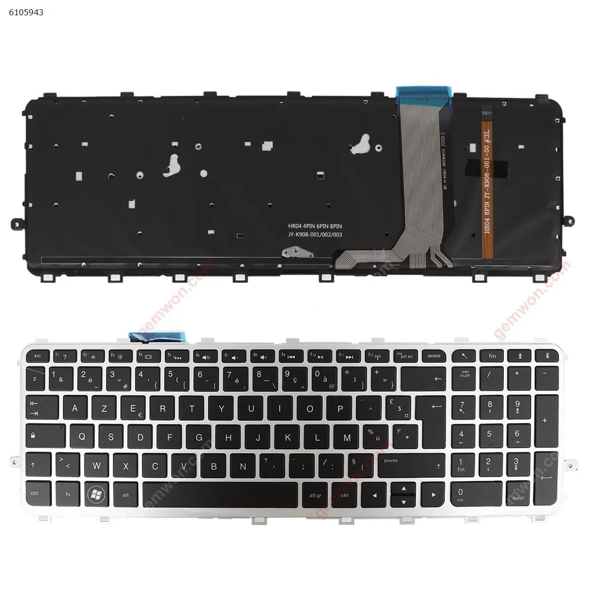 Picture of HP ENVY 15-j Series SILVER FRAME BLACK( BLACKlit, For Win8)OEM