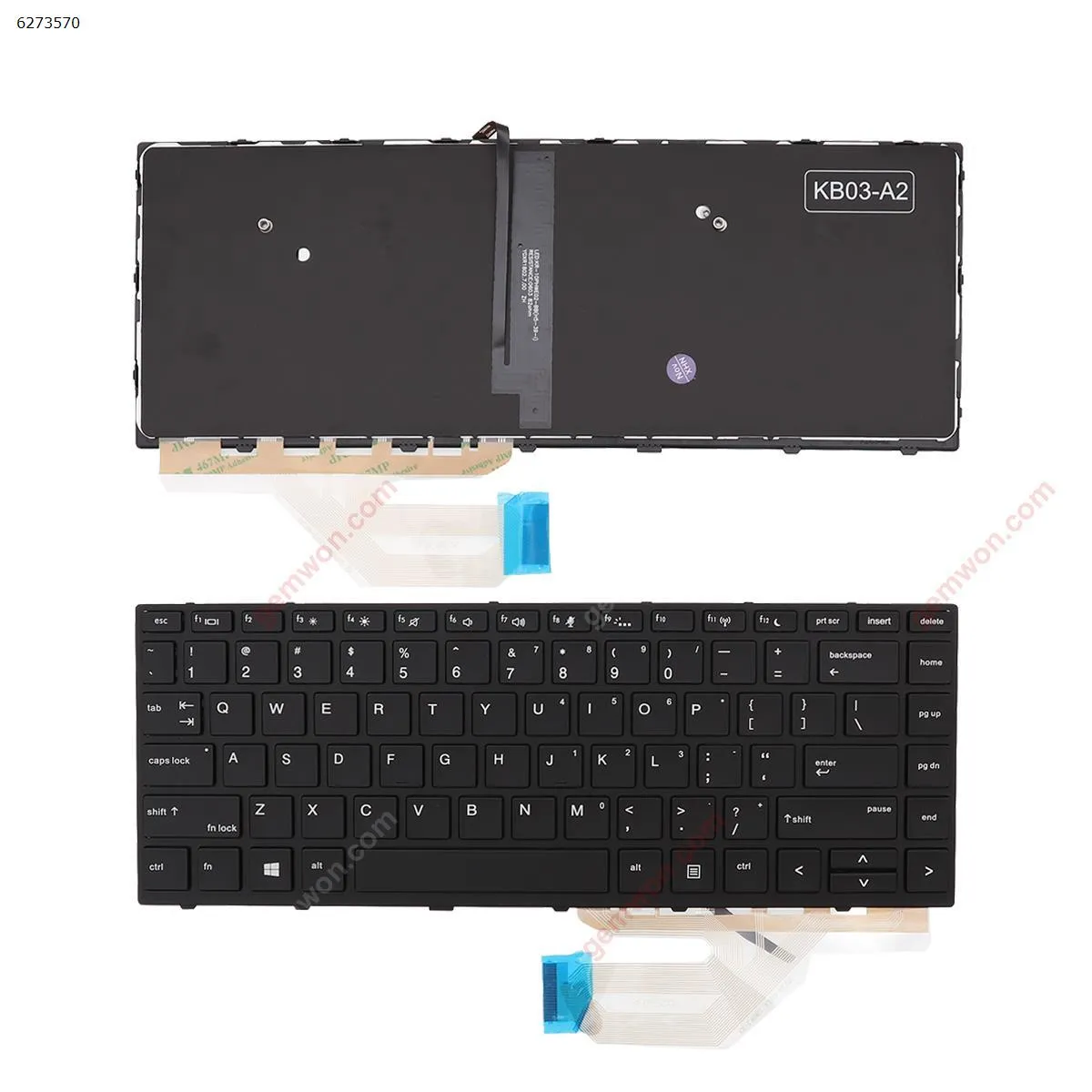 Picture of HP Probook 430 G5 440 G5 445 G5 BLACK FRAME BLACK (Backlit, WIN8)