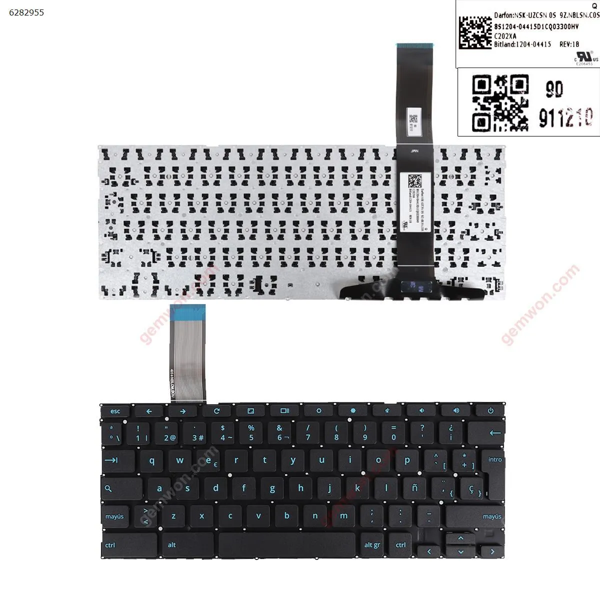 Picture of ASUS Chromebook C202 C202S C202SA C202SA-YS01 C202SA-YS02 BLACK (WIN 8)