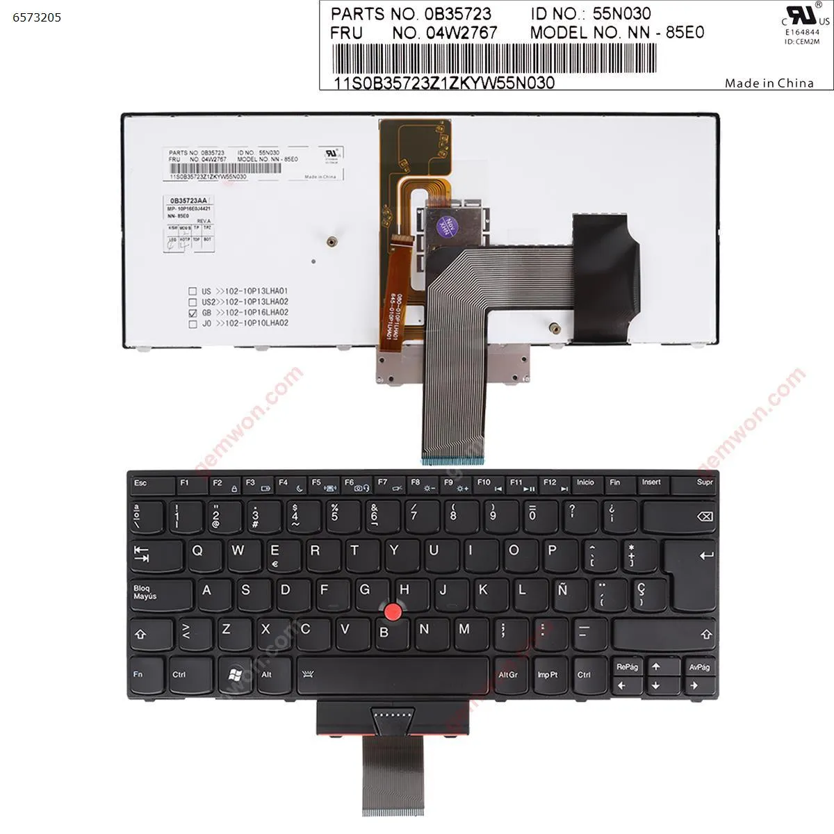 Picture of IBM Lenovo Thinkpad X1C 2012 BLACK FRAME BLACK（with point ，backlit win8）