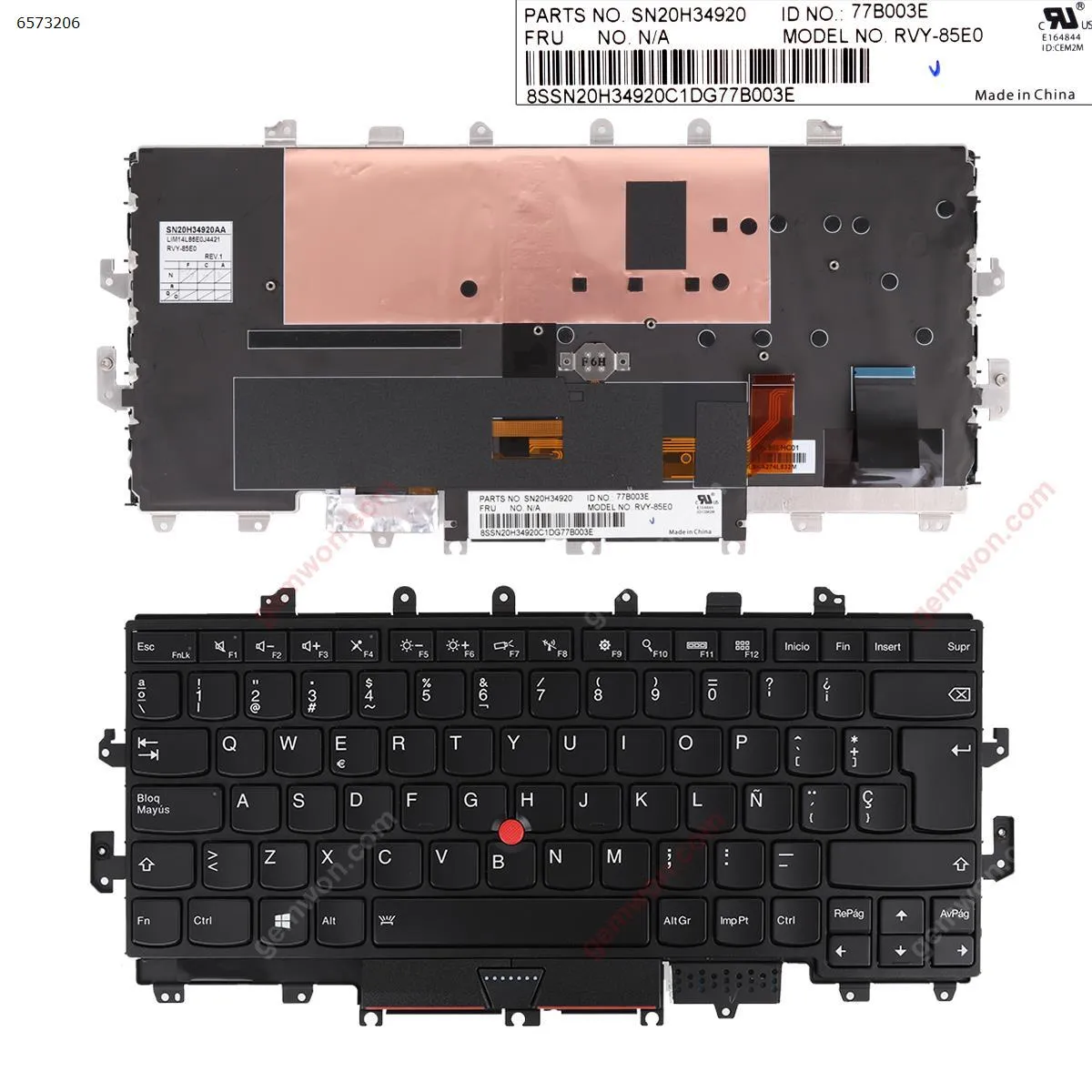 Picture of LENOVO THINKPAD Yoga X1 1st Gen 2016 BLACK FRAME BLACK（with point ，backlit win8）