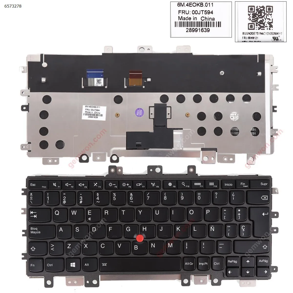 Picture of lenovo ThinkPad X1 Helix2 BLACK FRAME BLACK(With Point,Backlit,For Win8)