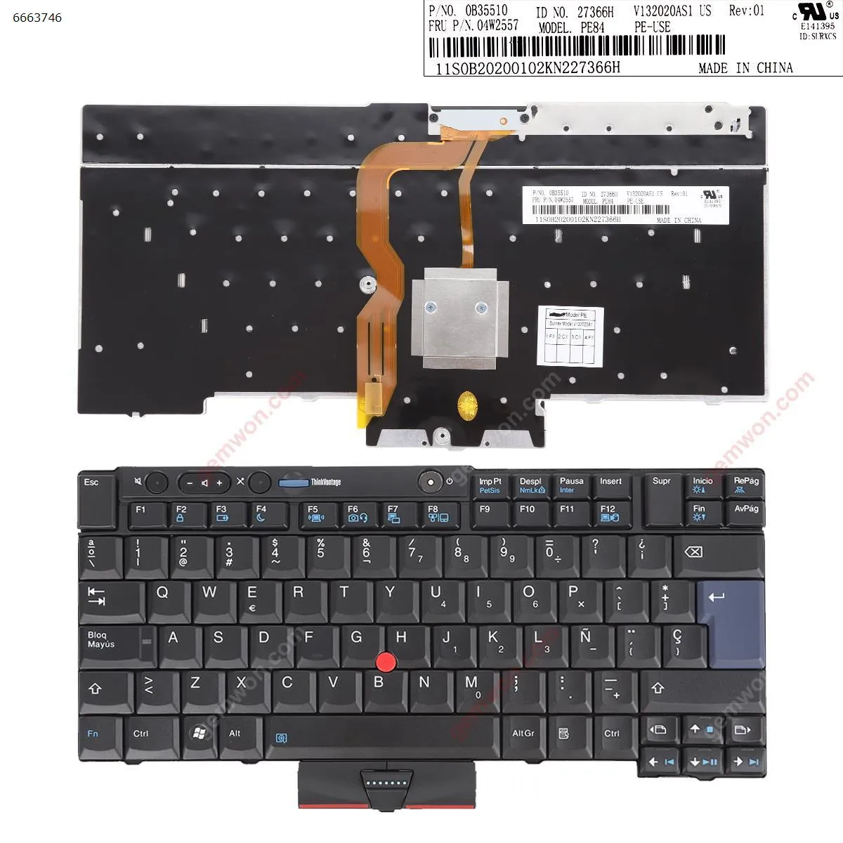 Picture of ThinkPad T400S T410 T410I T410S T420 X220 BLACK OEM