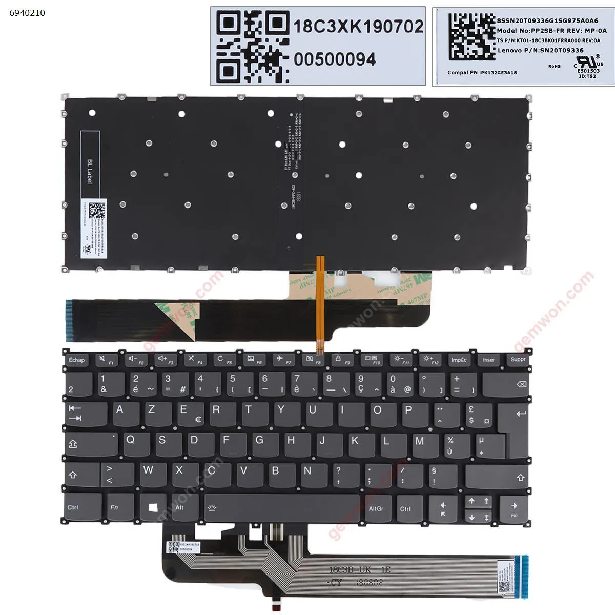 Picture of LENOVOIdeapad S540-14api GRAY （Backlit WIN8）