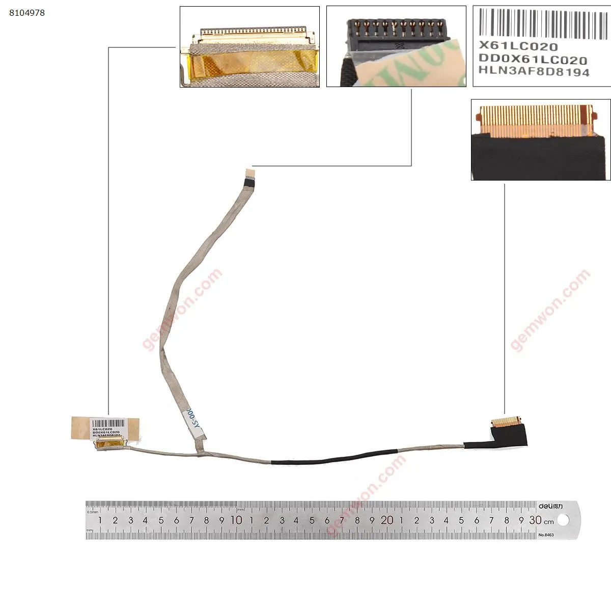 Picture of Laptop LCD/LED cable for HP 430 G3 435 G3,Without Touch 