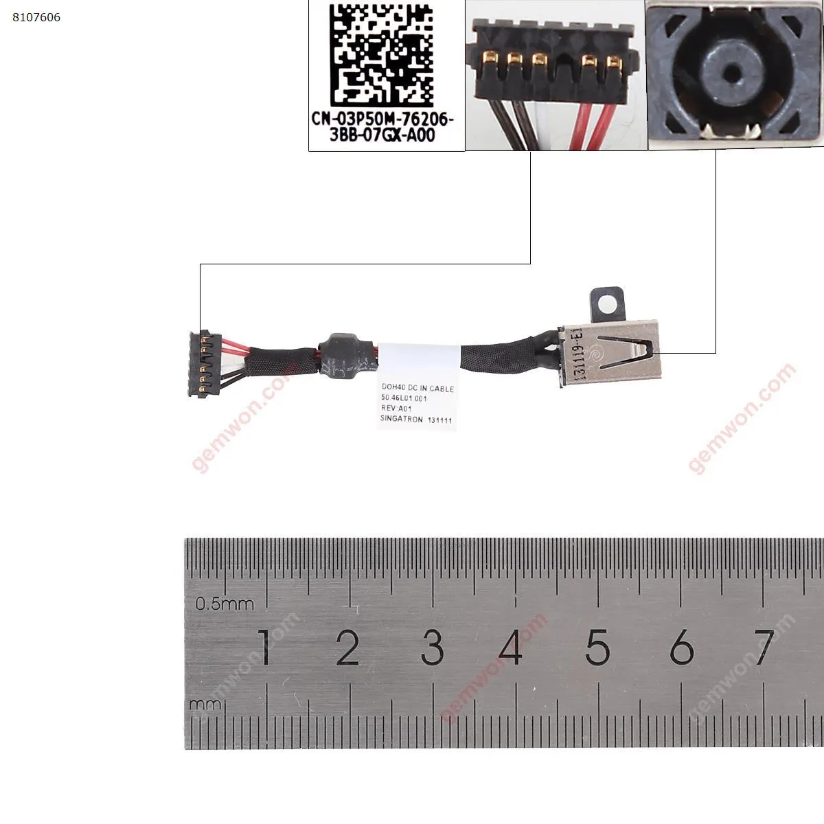 Picture of DC Power Jack Cable for Dell Inspiron 14-7437 Series