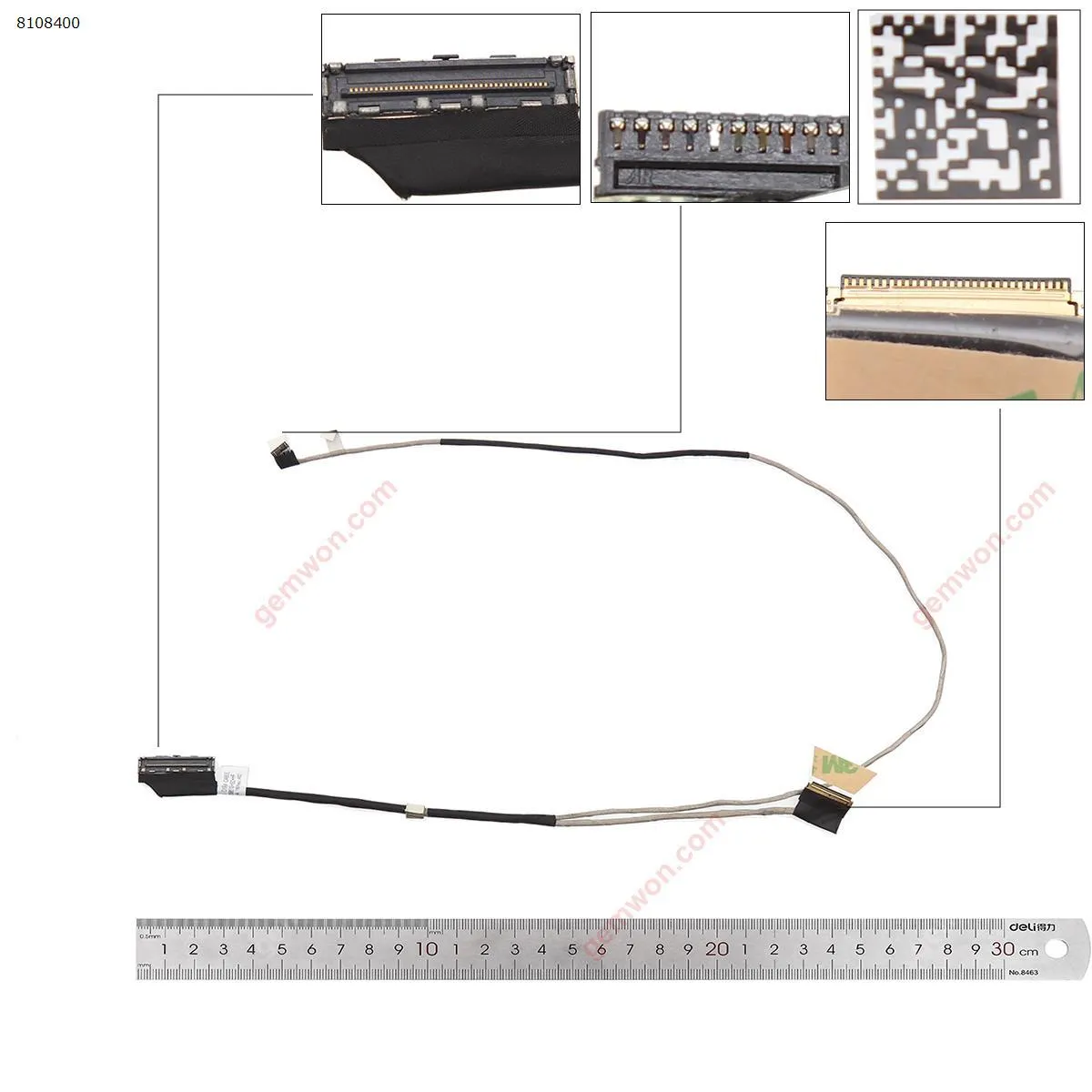 Picture of Laptop LCD/LED cable for HP 850 G3 755 G3 ZBOOK 15U G3,30Pin, Without Touch  