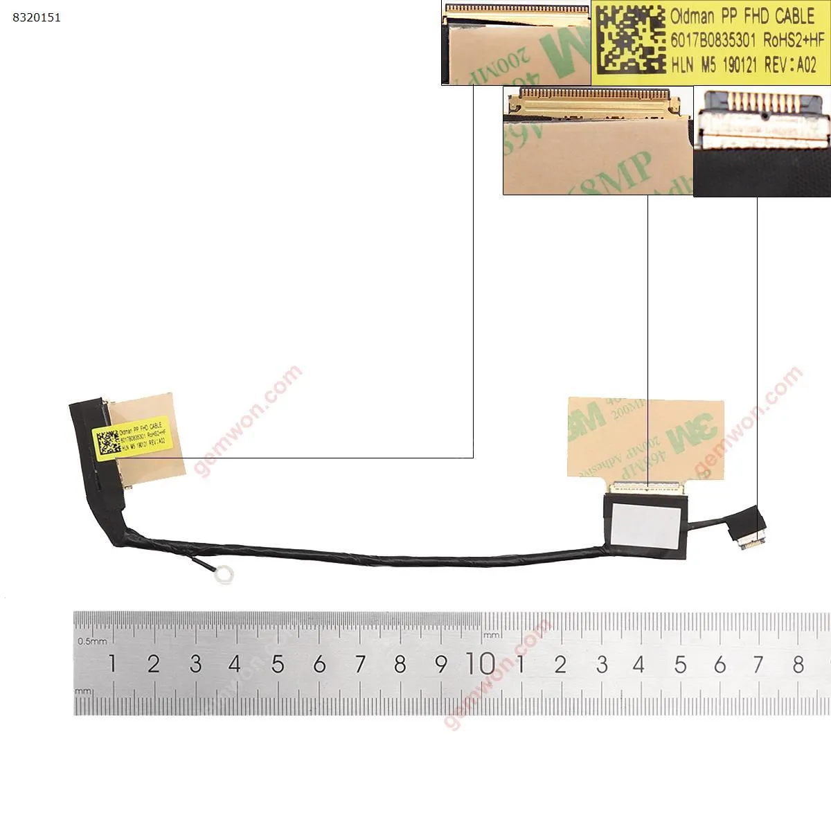 Picture of Laptop LCD/LED Cable for HP EliteBook X360 1030 G2  