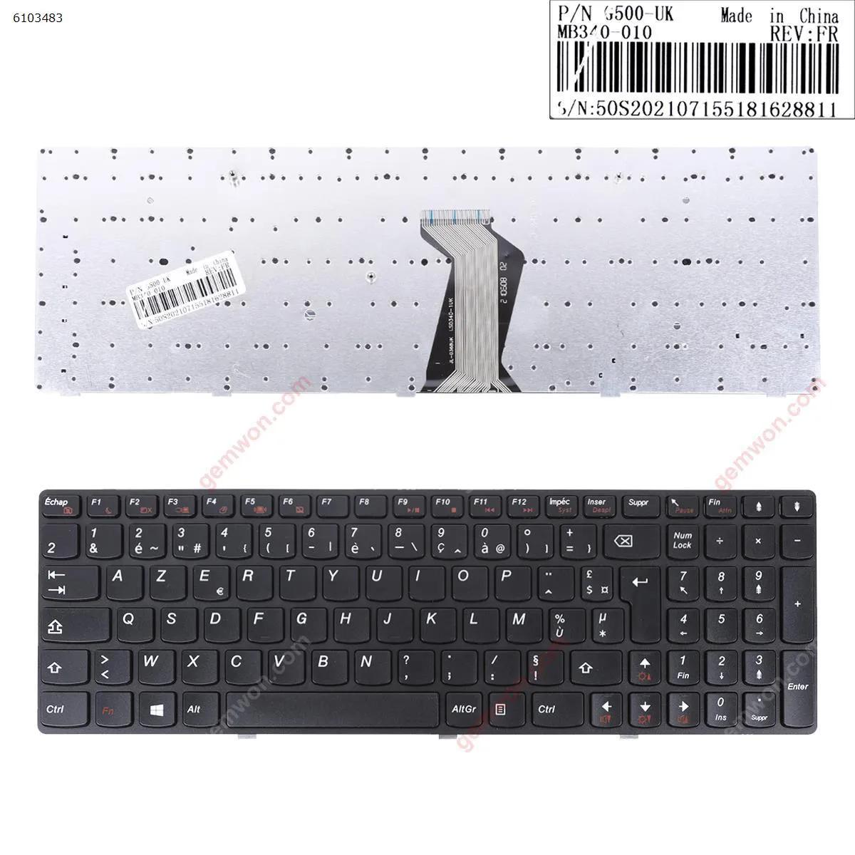 Picture of LENOVO G500 G505 G510 BLACK FRAME BLACK(For Win8,OEM)