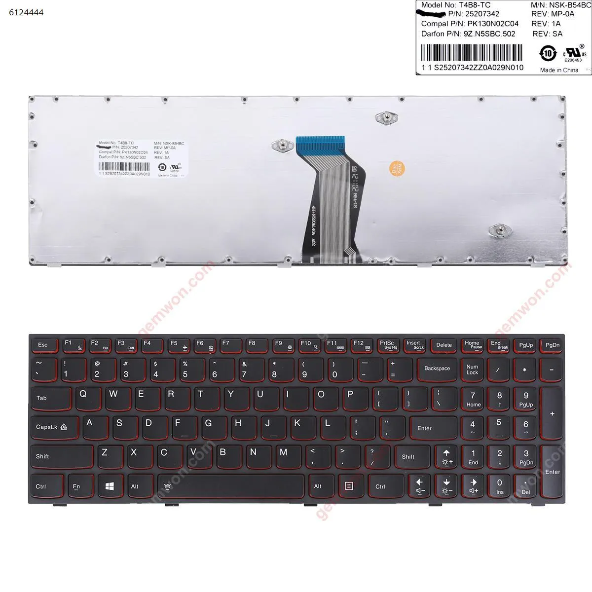 Picture of LENOVO Y500 BLACK FRAME BLACK(Redside For Win8)