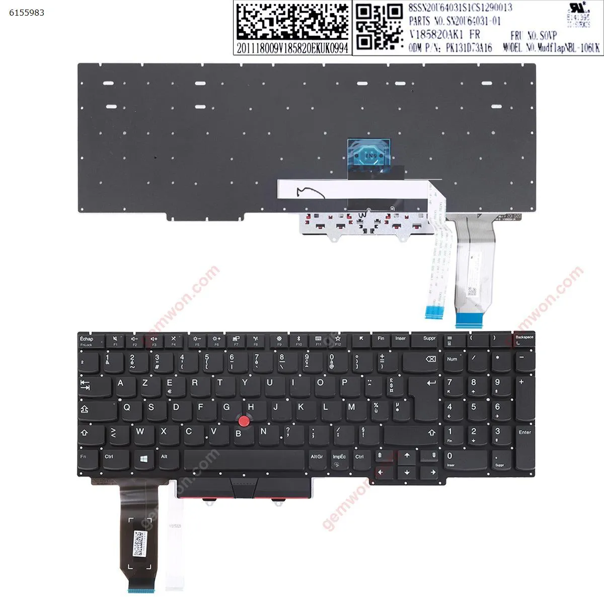 Picture of Lenovo Thinkpad E15 (2020 year) (With Point Stick  For Win8) 