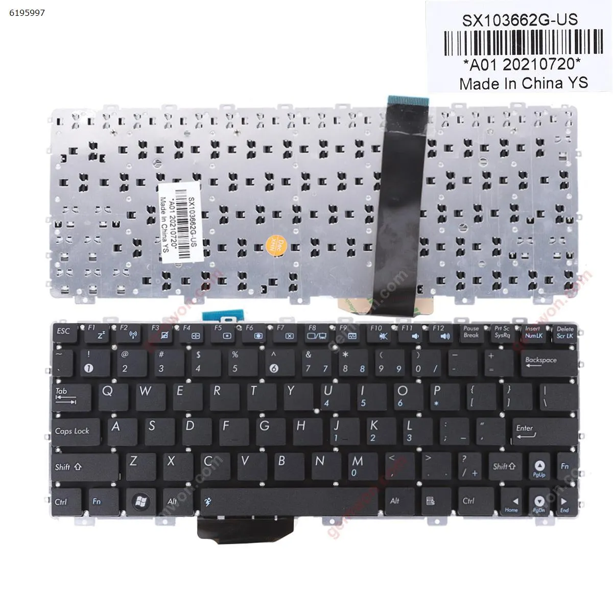 Picture of ASUS EeePC 1015PN 1015PW 1015BX 1015PX 1015PD 1015TX 1015CX 1011PX BLACK