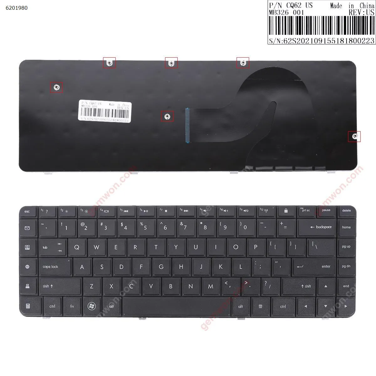 Picture of HP CQ62 CQ56 BLACK ( OEM )