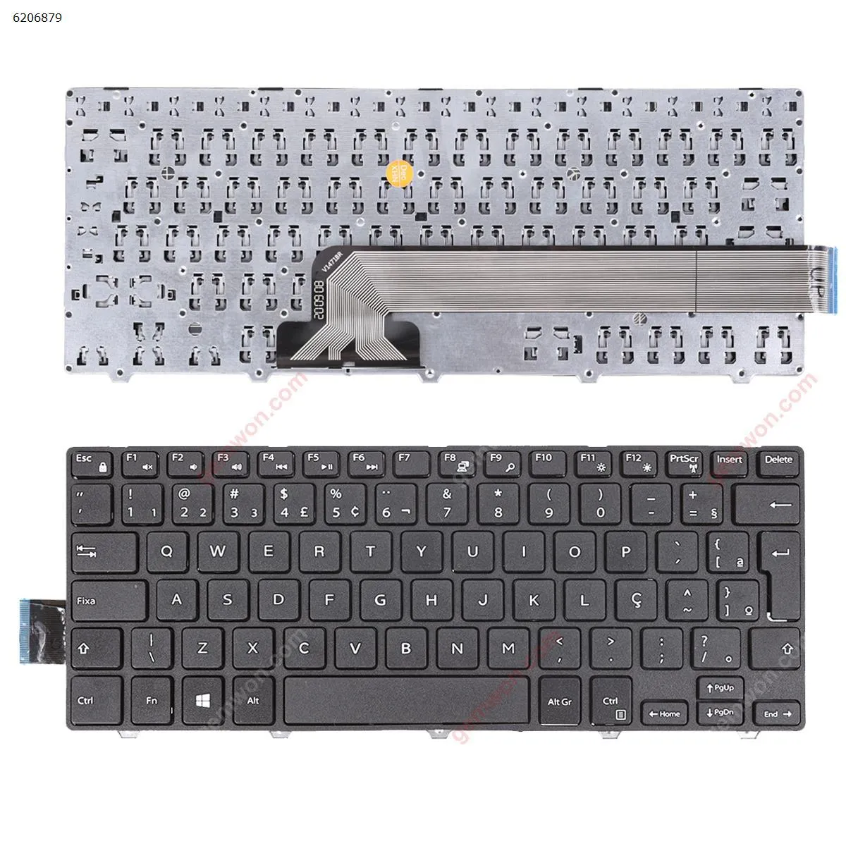 Picture of DELL Inspiron 14-3000 5447 5442 5445 7447 Series BLACK FRAME BLACK (For Win8)