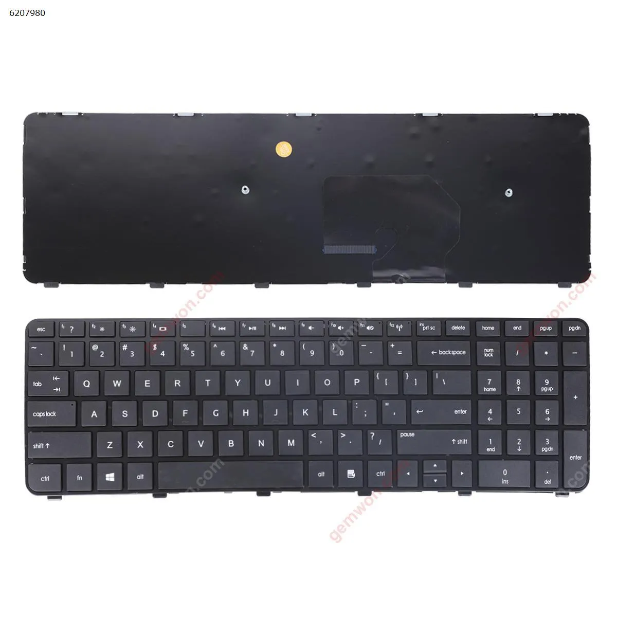 Picture of HP DV7-6000 GLOSSY FRAME BLACK OEM