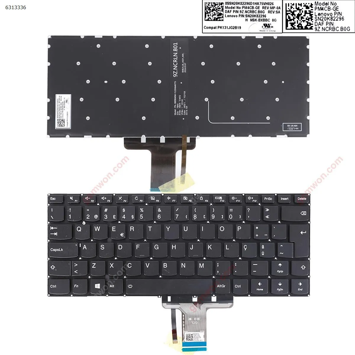 Picture of Lenovo Yoga 510-14ISK 510-14IKB 510S-14IKB 510S-14ISK Black（Backlit Without Frame Foil)