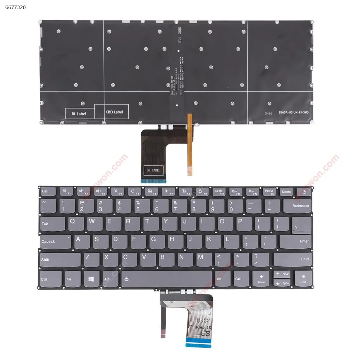 Picture of Lenovo IdeaPad 320-13 320S-13IKB GRAY (Backlit,Without FRAME,WIN8)