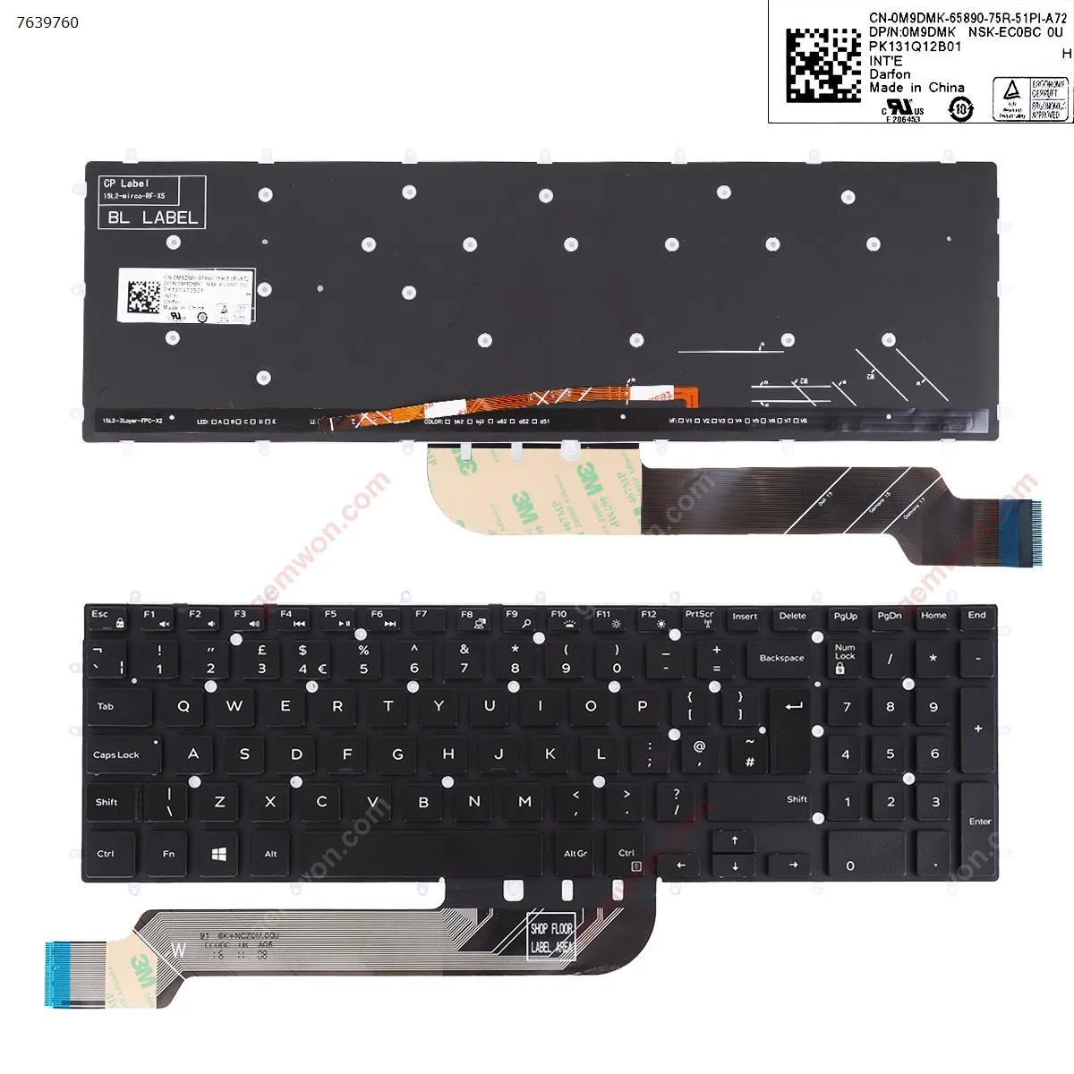 Picture of Dell DELL Inspiron Gaming 15-7566 BLACK(Backlit,Win8) 