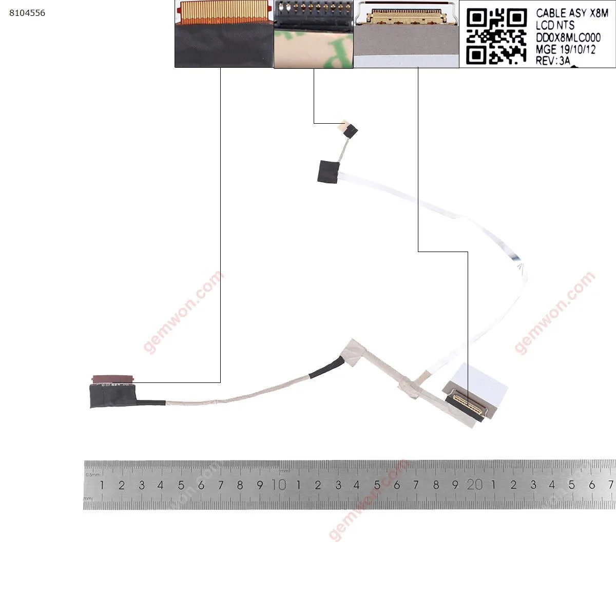 Picture of HP PROBOOK 450 G6 455R G6 455 G6.（Material code：DD0X8MLC000 DD0X8MLC020）