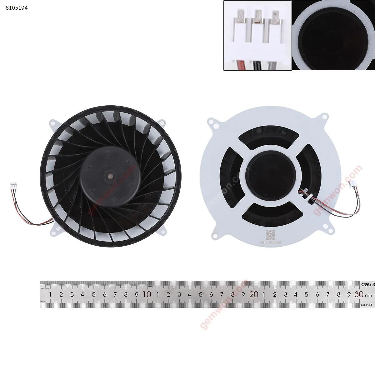 Picture of PS5 NMB 12V Host mute fan.（Fan blade:23,High Copy）