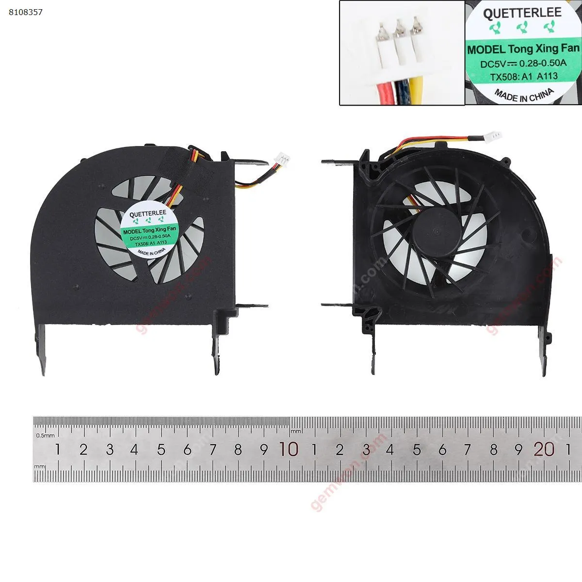 Picture of Laptop fan for HP Pavilion DV7-2000(For PM55 motherboard ,Independent Graphics,OEM）