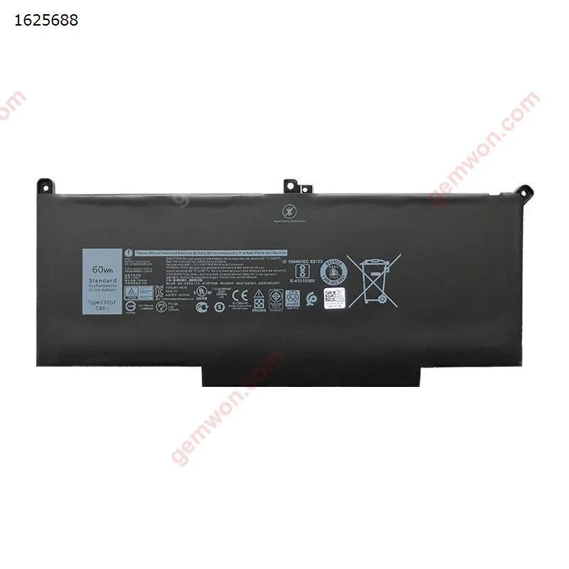 Picture of Suitable for Dell DELL Latitude 7000 E7280 E7380 E7480 notebook battery F3YGT