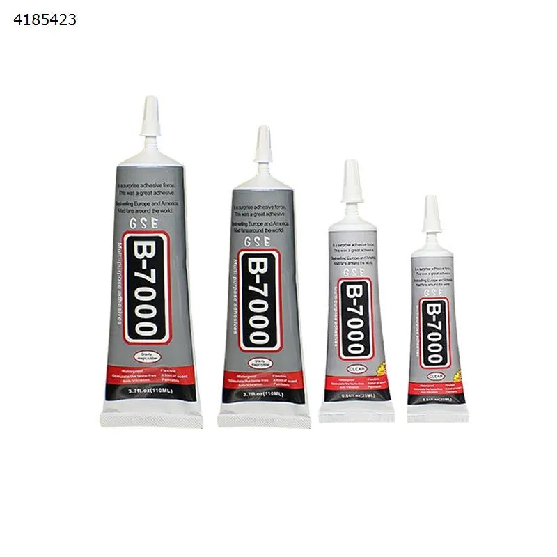 Picture of Repair mobile phone case screen sticky super glue DIY material jewelry dot drill glue transparent B7000 glue GSE comes with needle 50ml