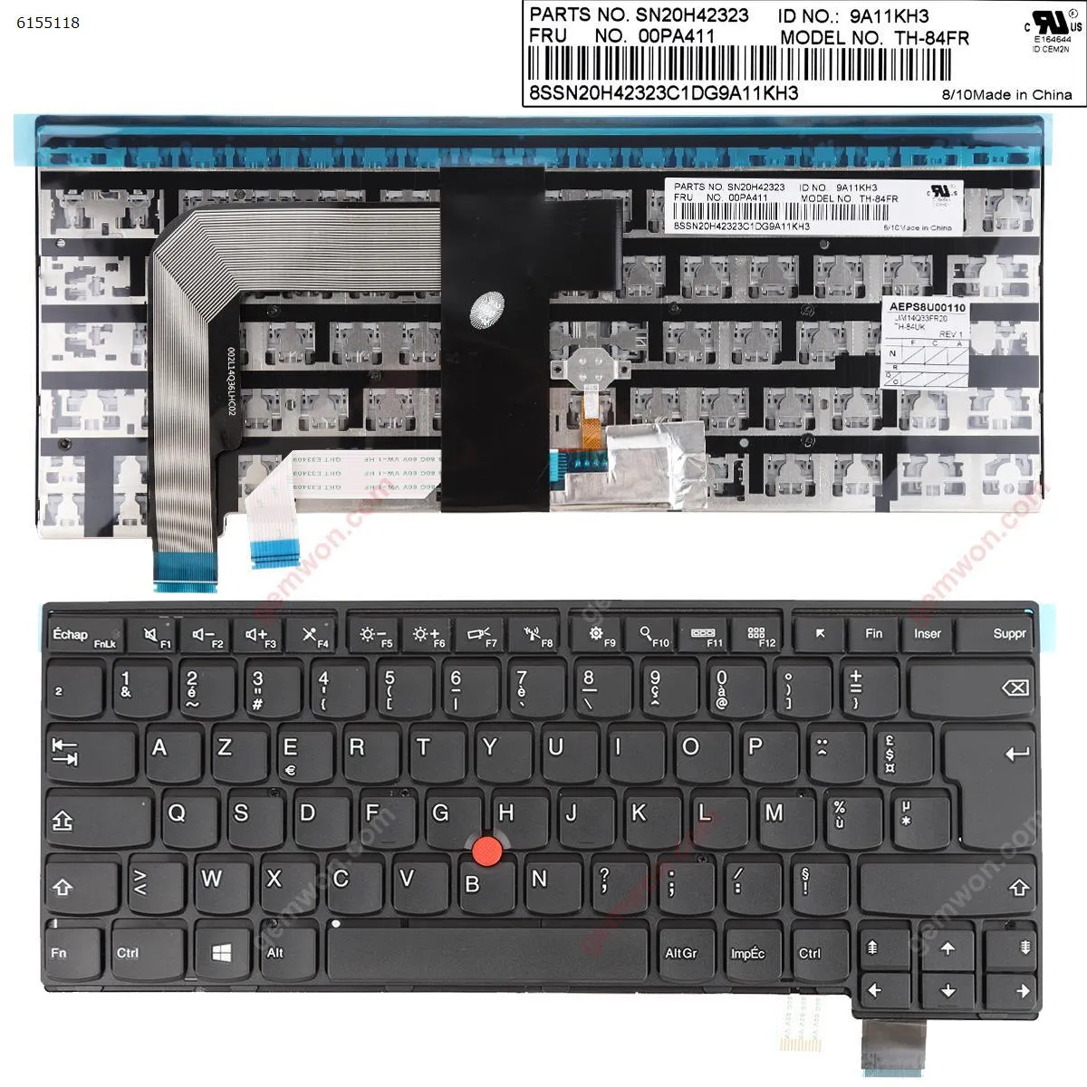 Picture of IBM ThinkPad T460S BLACK FRAME BLACK (with point stick For Win8)OEM