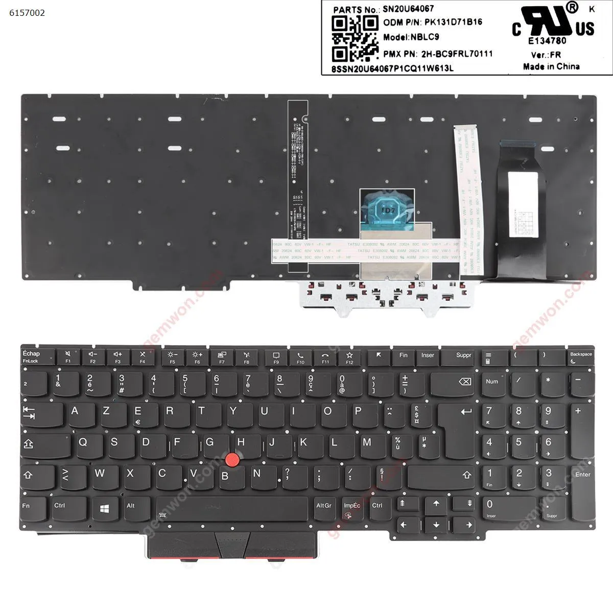 Picture of Lenovo Thinkpad E15 (2020 year) ( Backlit With Point Stick For Win8) 