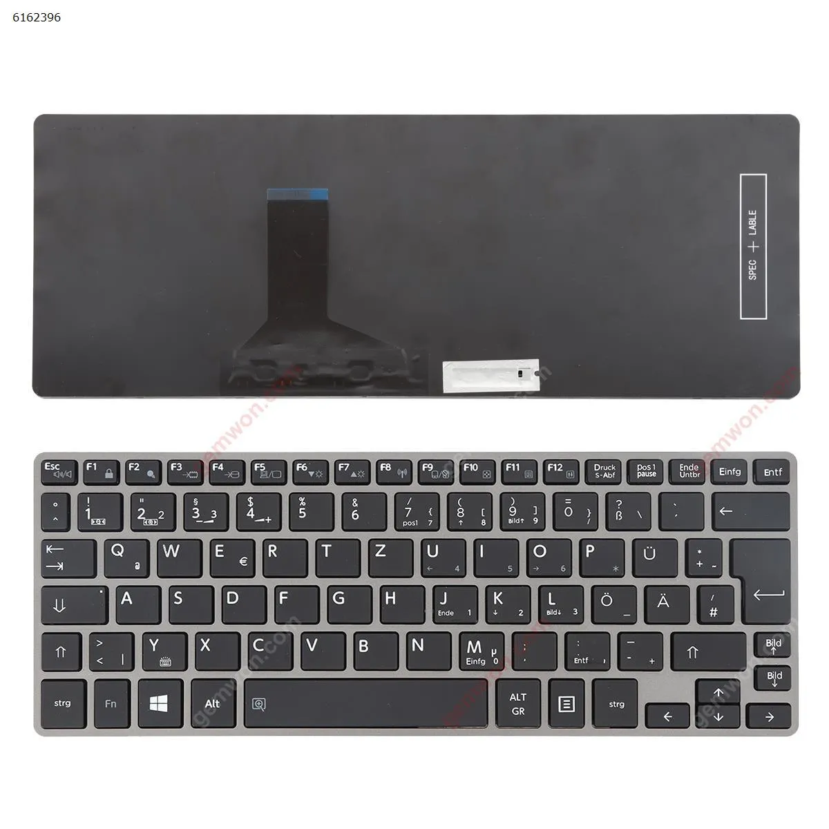 Picture of TOSHIBA Z30-b  Sliver  FRAME BLACK(without  Backlit ,without   Point stick，  ,For Win8)