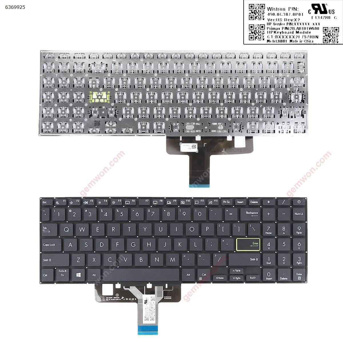 Picture of Asus X521FA X521FL X521EA X521EQ X521UA X521IA X521JQ S533F S533FA BLACK (Win8)