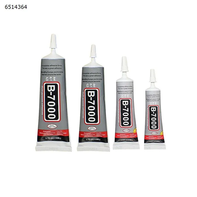 Picture of Repair mobile phone case screen sticky super glue DIY material jewelry dot drill glue transparent B7000 glue GSE comes with needle 110ml