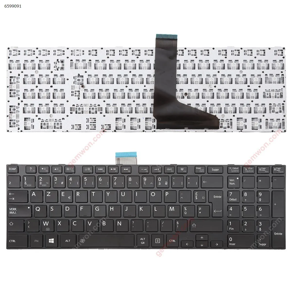 Picture of Toshiba Satellite C70-A C70-B C70D-A C70D-B GLOSSY FRAME BLACK (Without Foil Win8)