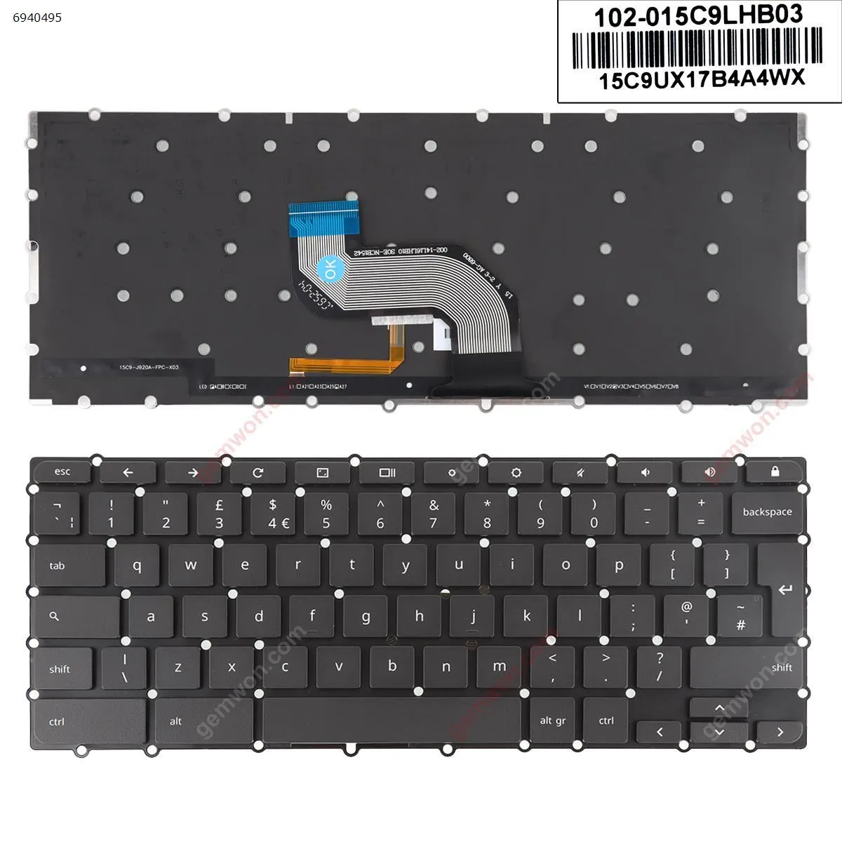 Picture of ASUS CHROMEBOOK FLIP C302C  C302CA   C302 BLACK (Backlit win8)