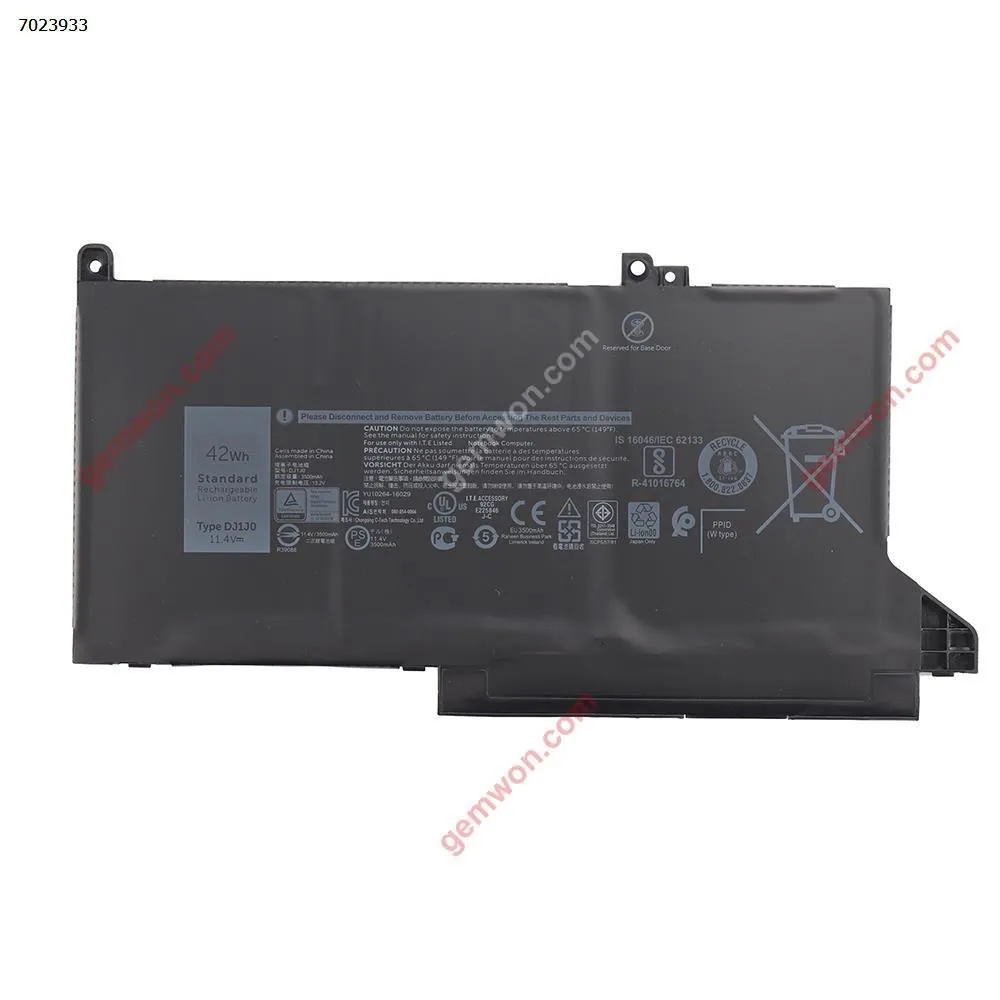 Picture of For DELL Latitude E7280 E7380 E7480 Laptop Battery   DJ1J0