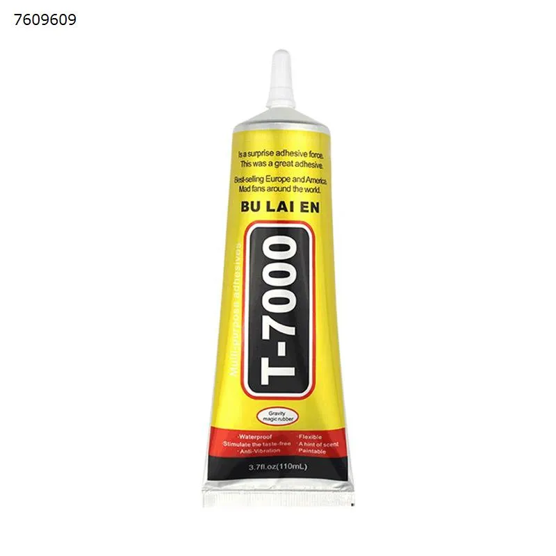 Picture of Mobile phone screen glue repair glue DIY stick drill universal super glue resin glue BULAIEN T7000 black glue with needle 50ml