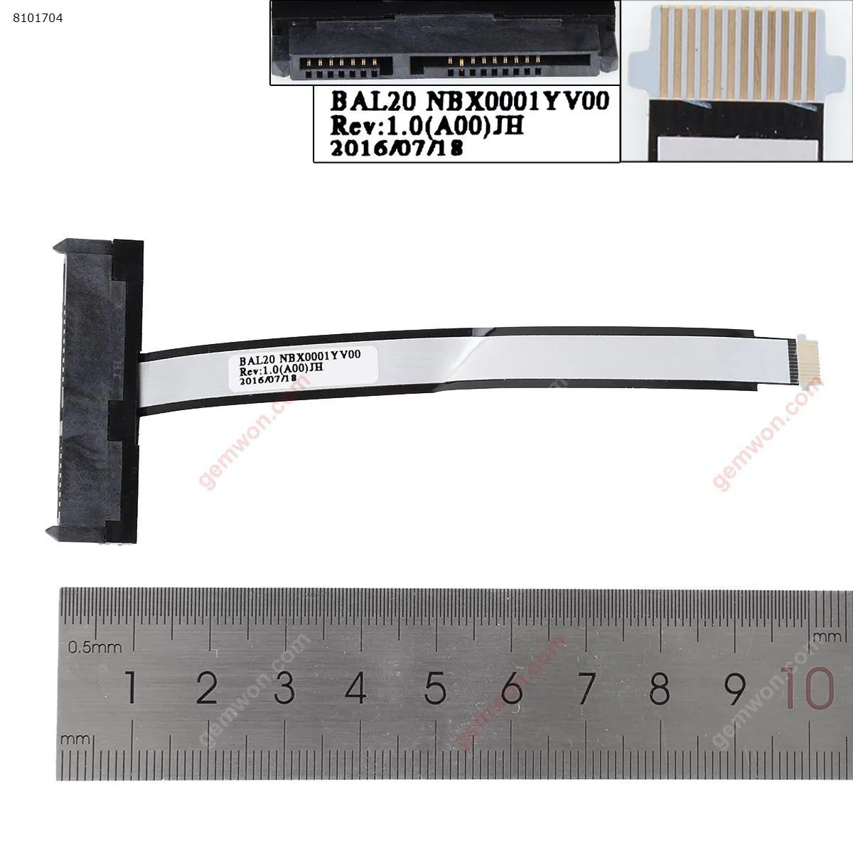 Picture of DELL 5565 5567 sata hard disk cable.