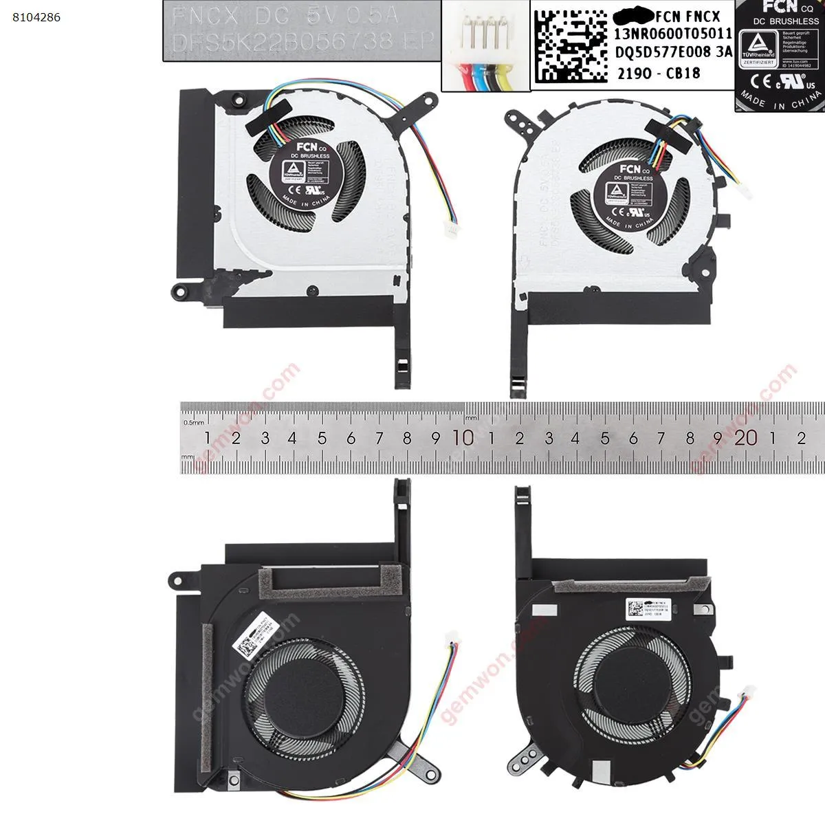 Picture of Asus Tianxuan 2 FA506 FA506QR A17 (FA706) 1 PAIR OF 2021 fans(ORG).