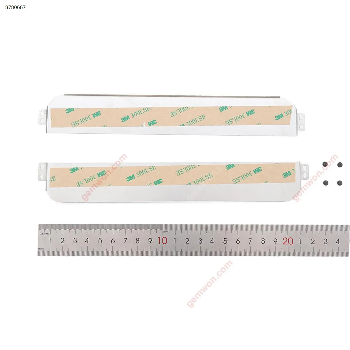 Picture of 15.6 inch brackets for narrow frame screens without screw holes