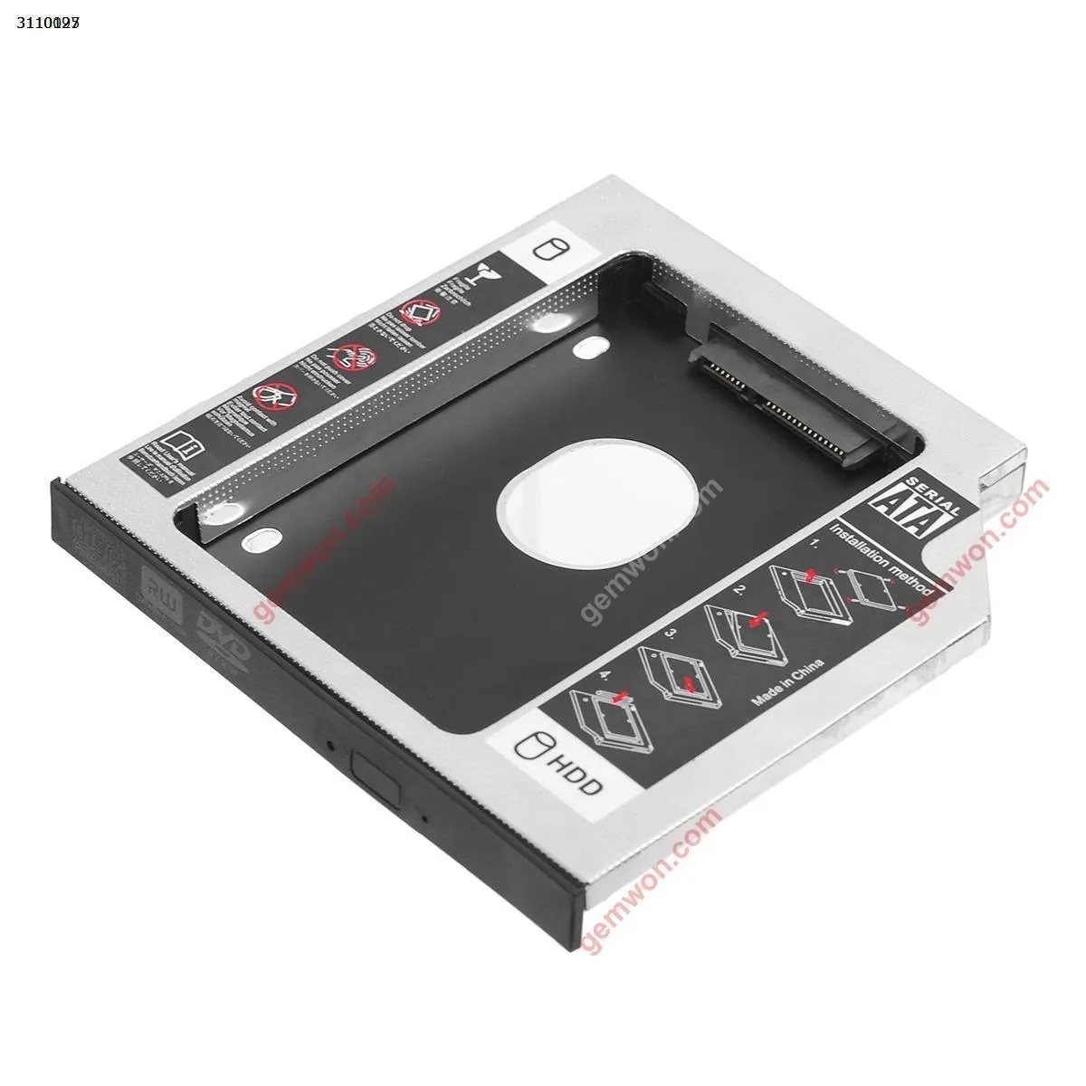 Picture of SATA 2nd HDD HD Hard Driver Caddy (For 9.5mm Universal CD / DVD-ROM Optical Bay)