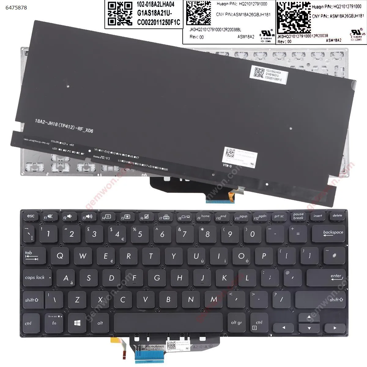 Picture of ASUS VIVOBOOK FLIP TP412FAC BL VTM-0  BLACK (Backlit Without FRAME, Win8) 