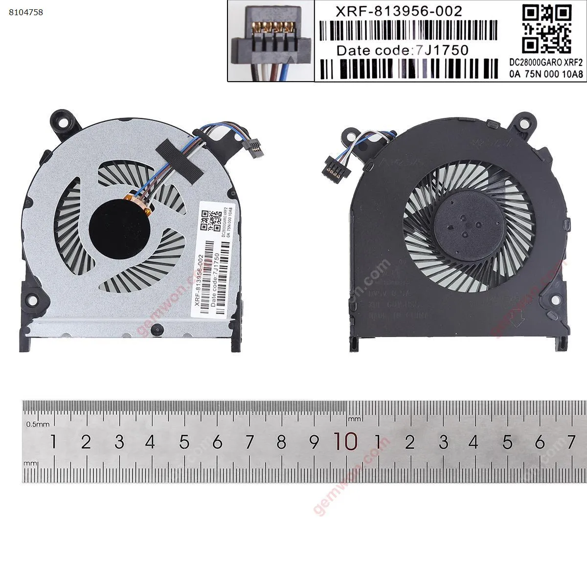 Picture of HP 14-BS 14Q-BU 14-BW 246 G6 240 G6 TPN-Q187 CPU Fan 925352-001(High copy).