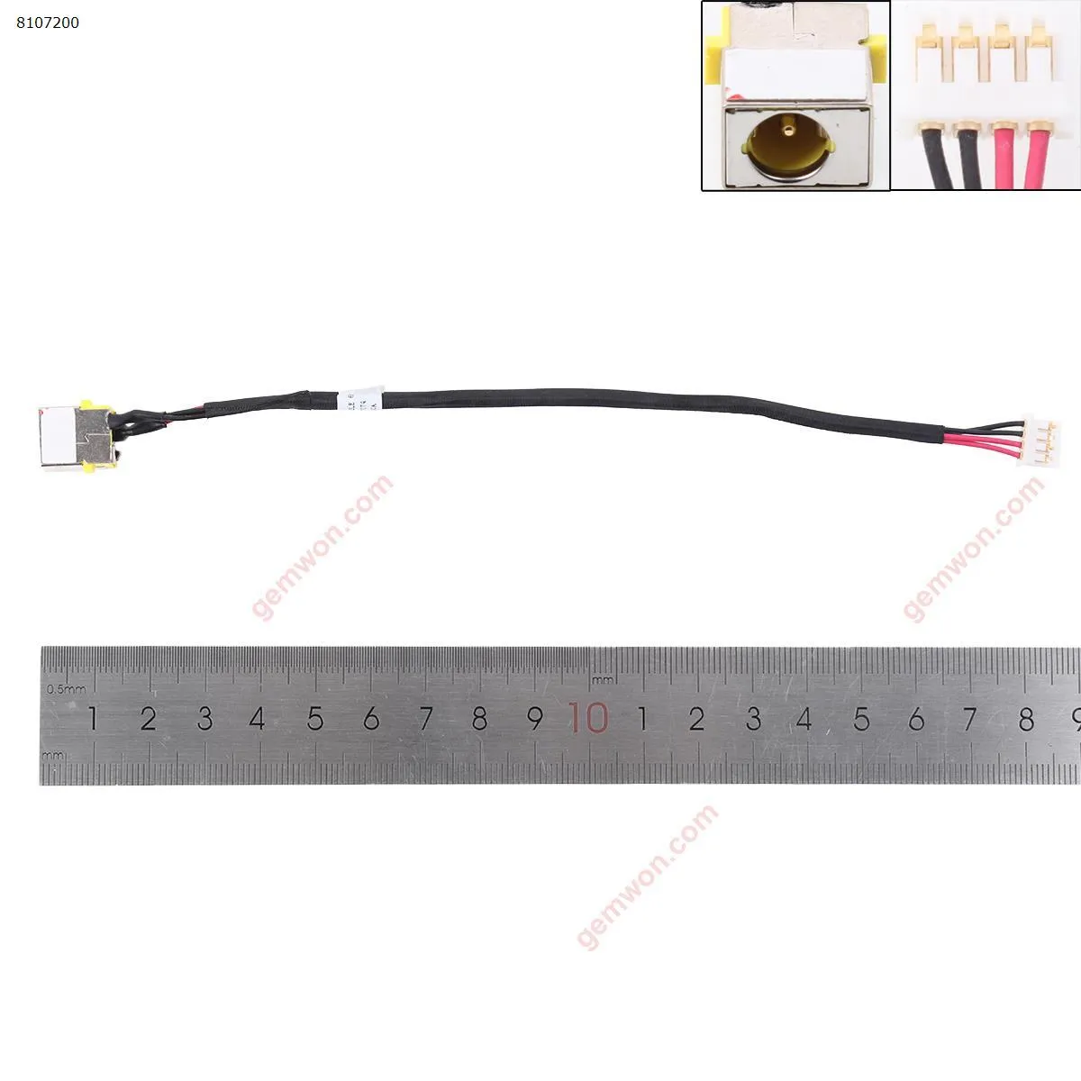 Picture of ACER Aspire 5 a515-51 a515-51g DC jack charging port plug cable.