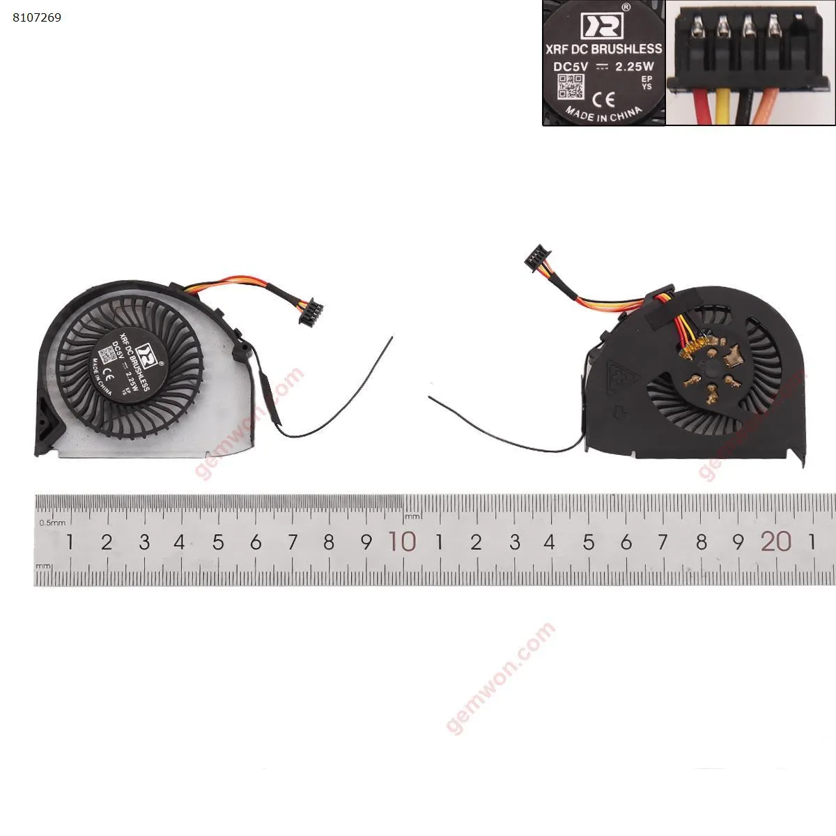 Picture of Lenovo T440S T450S CPU fan radiator integrated display single fan.（High copy）.