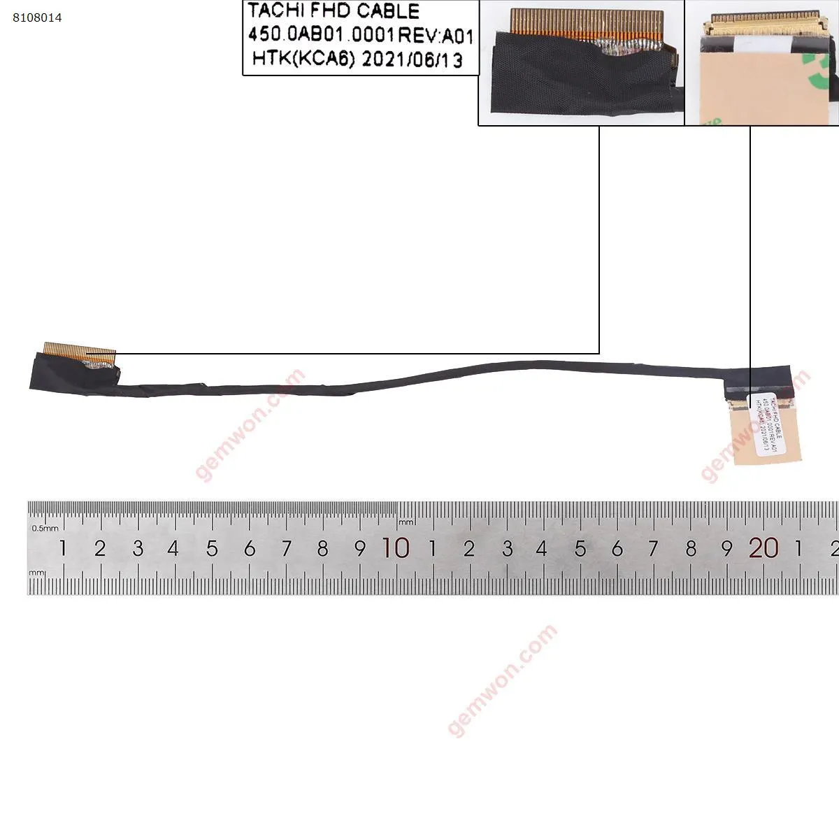 Picture of Lenovo Thinkpad T570 P51S T580 P52S 30pin FHD.