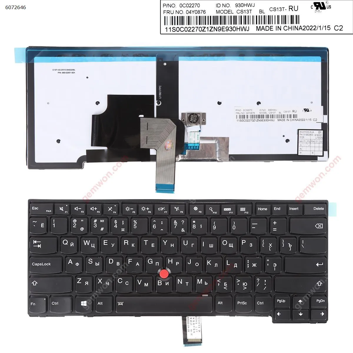 Picture of IBM Thinkpad T440 T440P T440S T450 T450s T431s E431( Backlit with point stick Win8)OEM