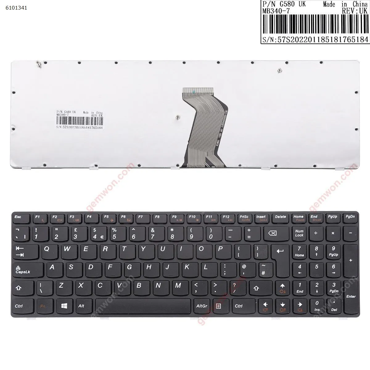 Picture of LENOVO Ideapad Z580 V580 G580 BLACK FRAME BLACK(For Win8)