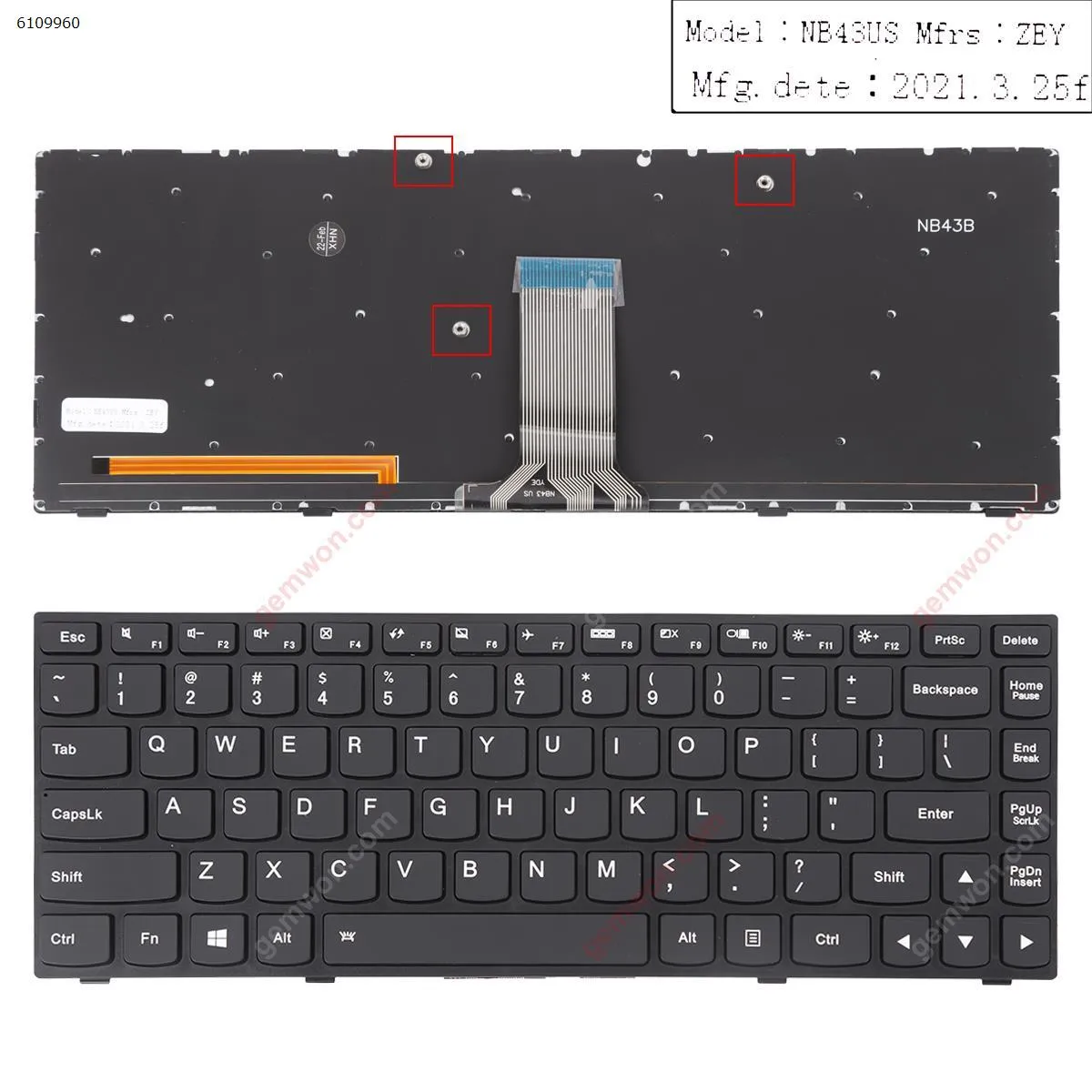 Picture of LENOVO G40-70 Flex 2 14 BLACK FRAME BLACK(Backlit For Win8)